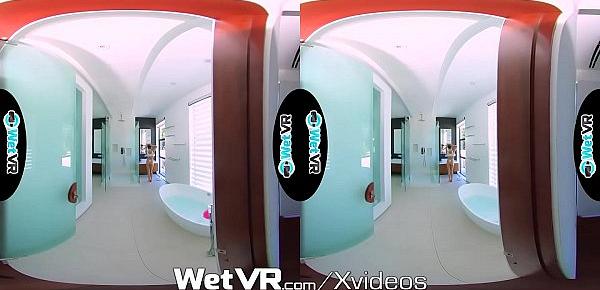  WETVR Lucky Hung Creep Virtual Reality Bathing Fuck And Creampie
